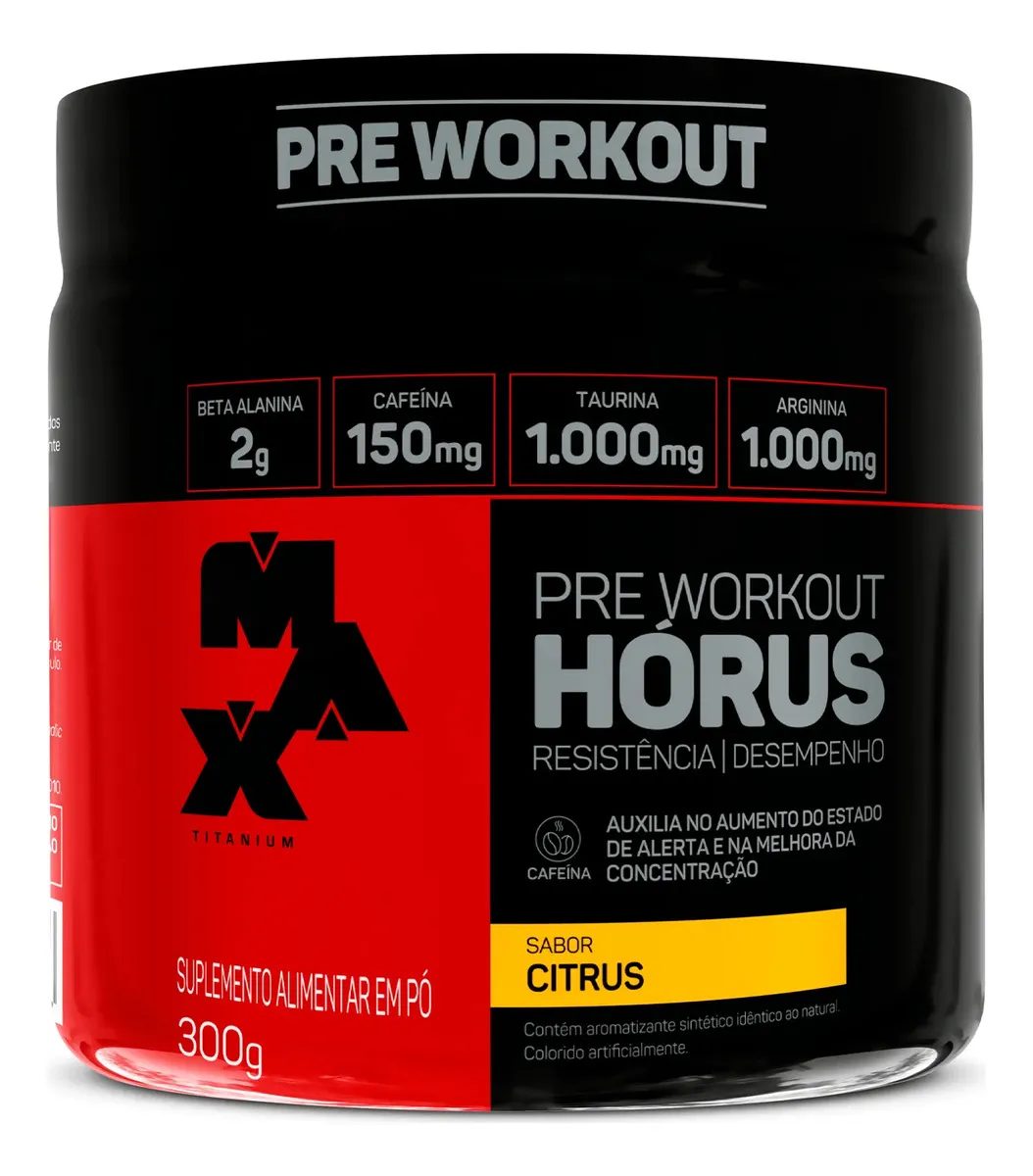Pré Treino 300g Hórus Max Titanium