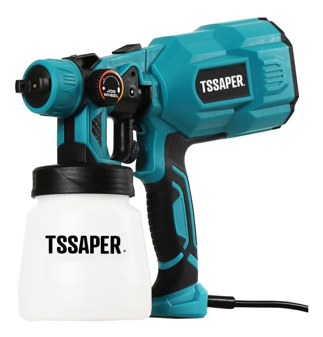Pistola De Pintura Elétrica Pulverizador Hvlp 550w c/ 3 Bicos