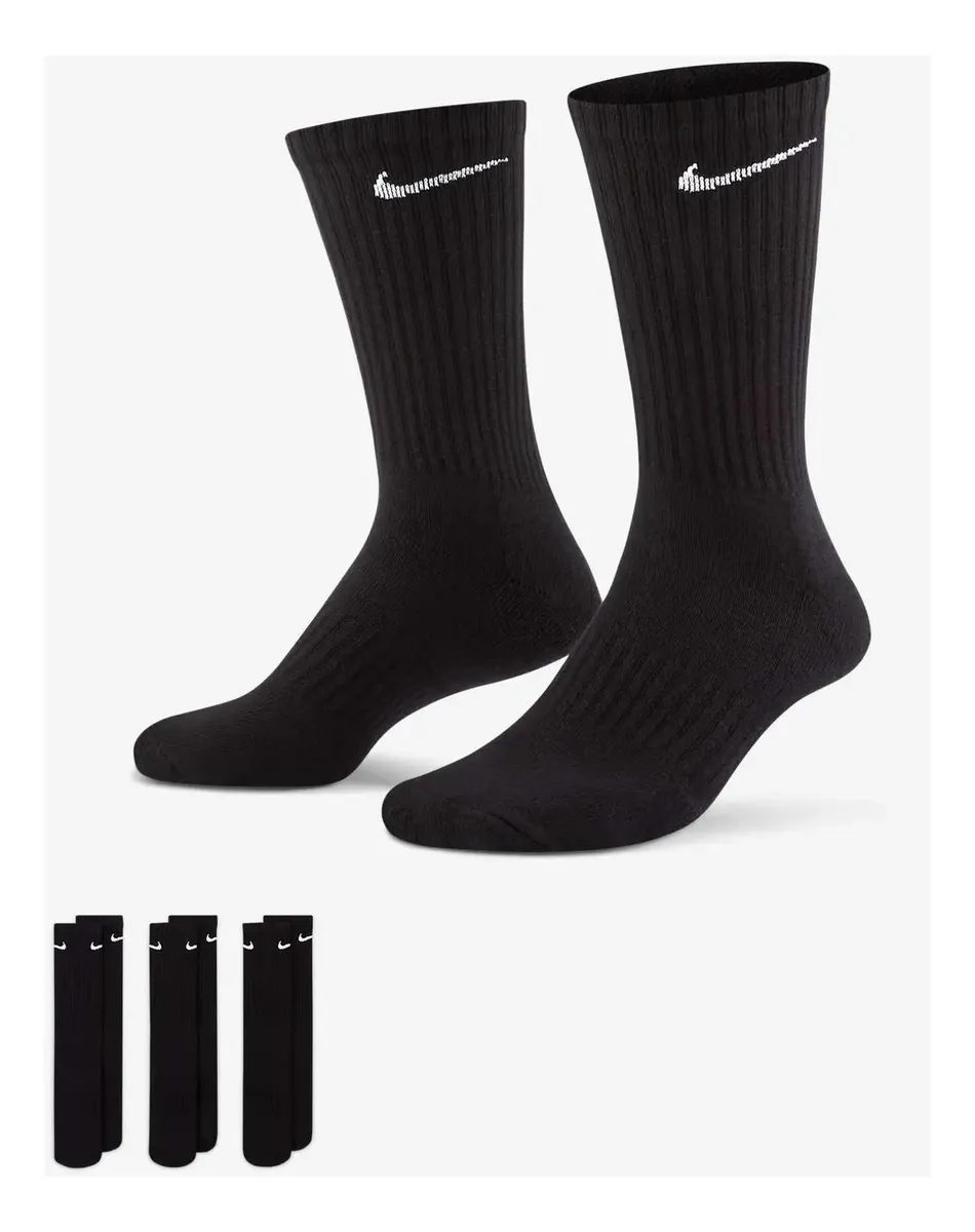 Meia Nike Everyday Cushion Crew (3 Pares)