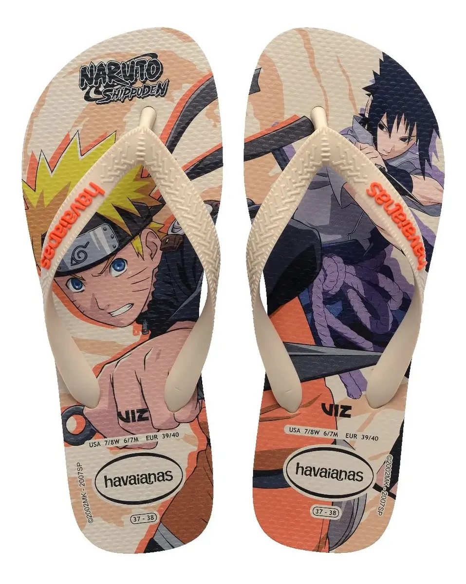 Chinelo Havaianas Naruto Shippuden Akatsuki