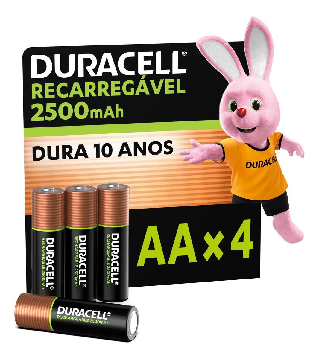 Duracell Recarregável AA 4 Unidades