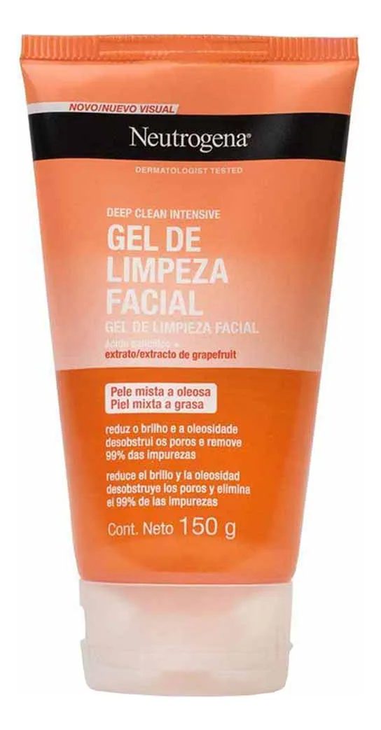 Gel de Limpeza Facial Neutrogena Deep, 150g