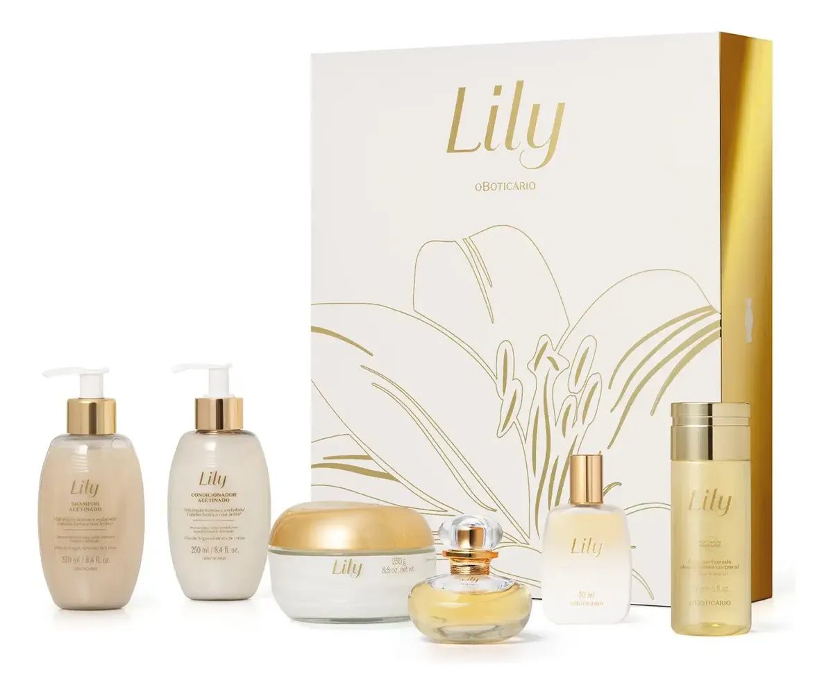 O Boticário Lily Kit Presente 20 Anos Edição Especial