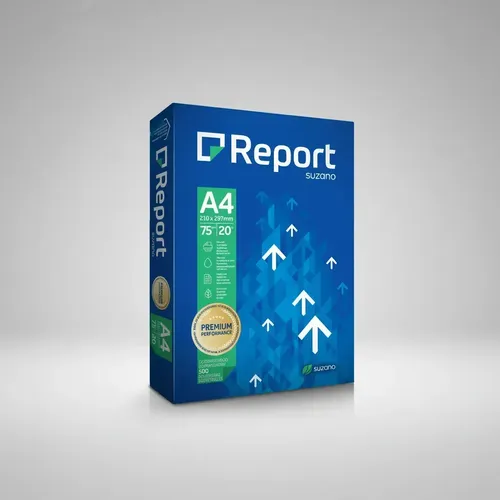 Papel Sulfite Report Premium A4 75g Branco 500 Folhas