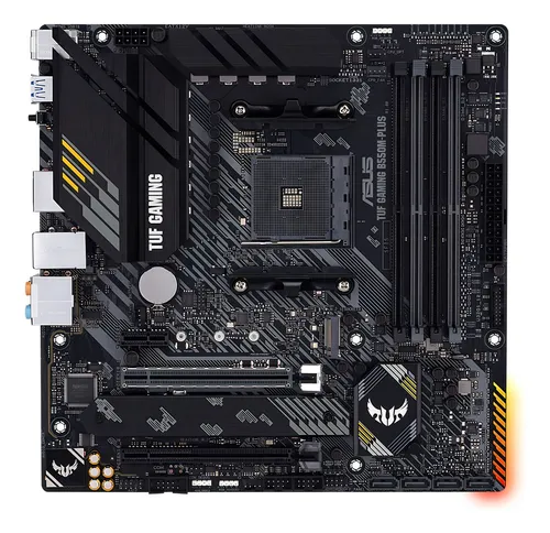 🔥Placa-mãe Asus P/amd Am4 B550m-plus Tuf Gaming 4xddr4 Matx