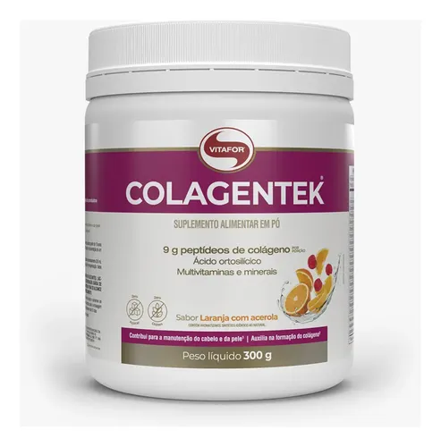 Colagentek Laranja com Acerola 300g Vitafor