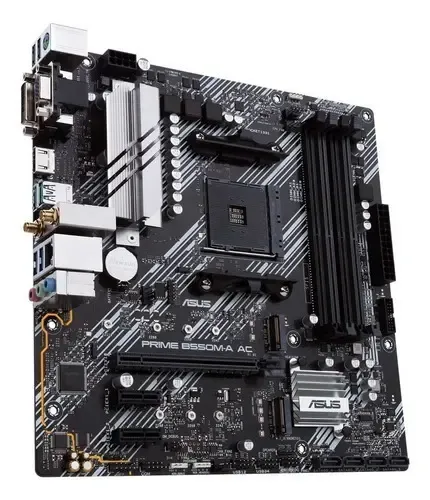 🔥 Placa Mãe Asus Prime B550M-A AM4 4xDDR4 AMD B550 mATX