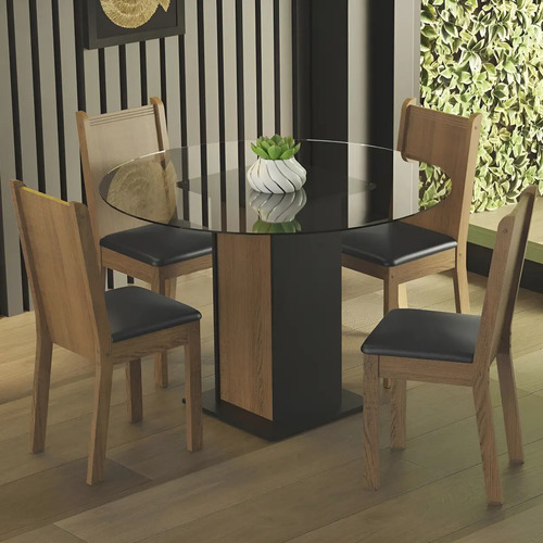 ✅ Conjunto Sala Jantar Madesa Débora