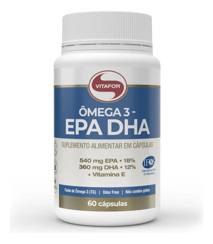 Ômega 3 Epa Dha 60 Cápsulas - Vitafor