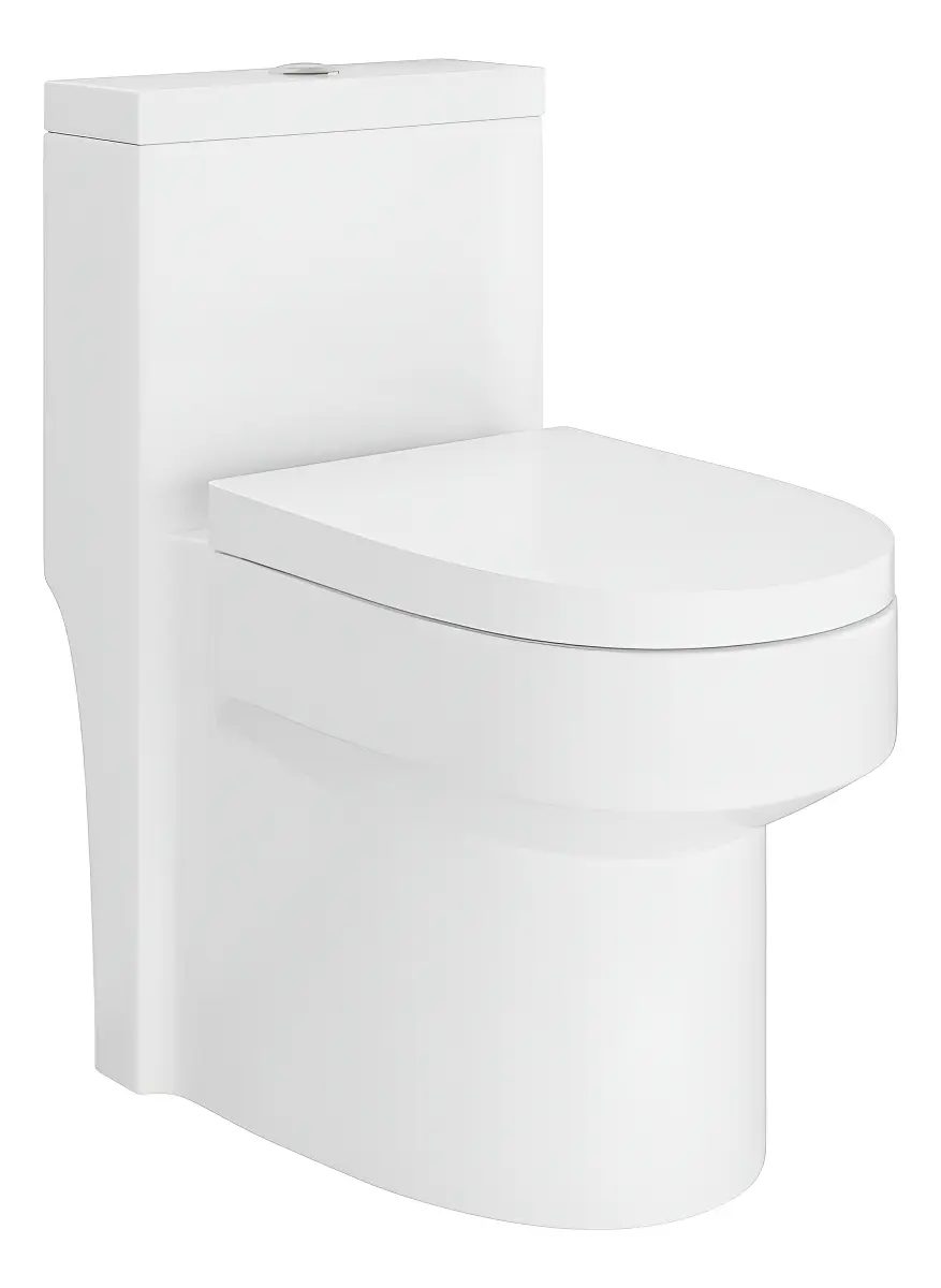 Vaso Sanitário Monobloco Caixa Acoplada Privada Completo Cor Branco - VAB0004
