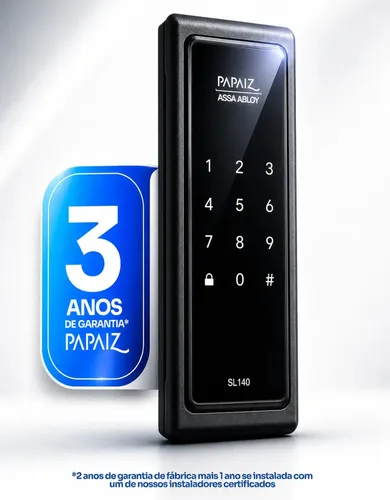 ✅ Fechadura Digital Papaiz SL140