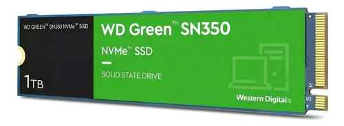 🔥 SSD 1TB NVMe Western Digital Wd Green Sn350 Wds100t3g0c 1tb Verde
