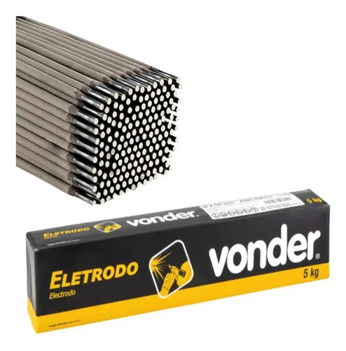 Eletrodo Solda Elétrica E6013 2,50mm 5kg Vonder