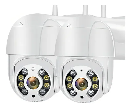 Kit 2 Câmera Ip Inteligente Wifi Rotativa A8 App Yoosee 360º