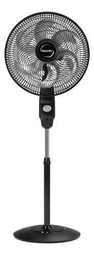 Ventilador De Coluna Mallory Éolo Preto E Grafite 40 cm 220v