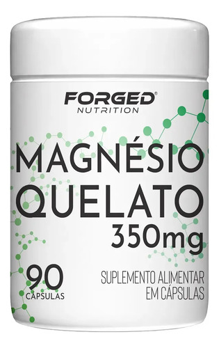 Magnésio Quelato 350mg 90 Cápsulas - Forged Nutrition