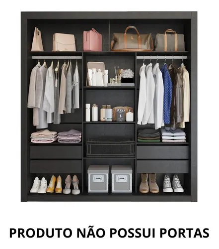 ✅ Closet Casal MDF Amoudi Móveis