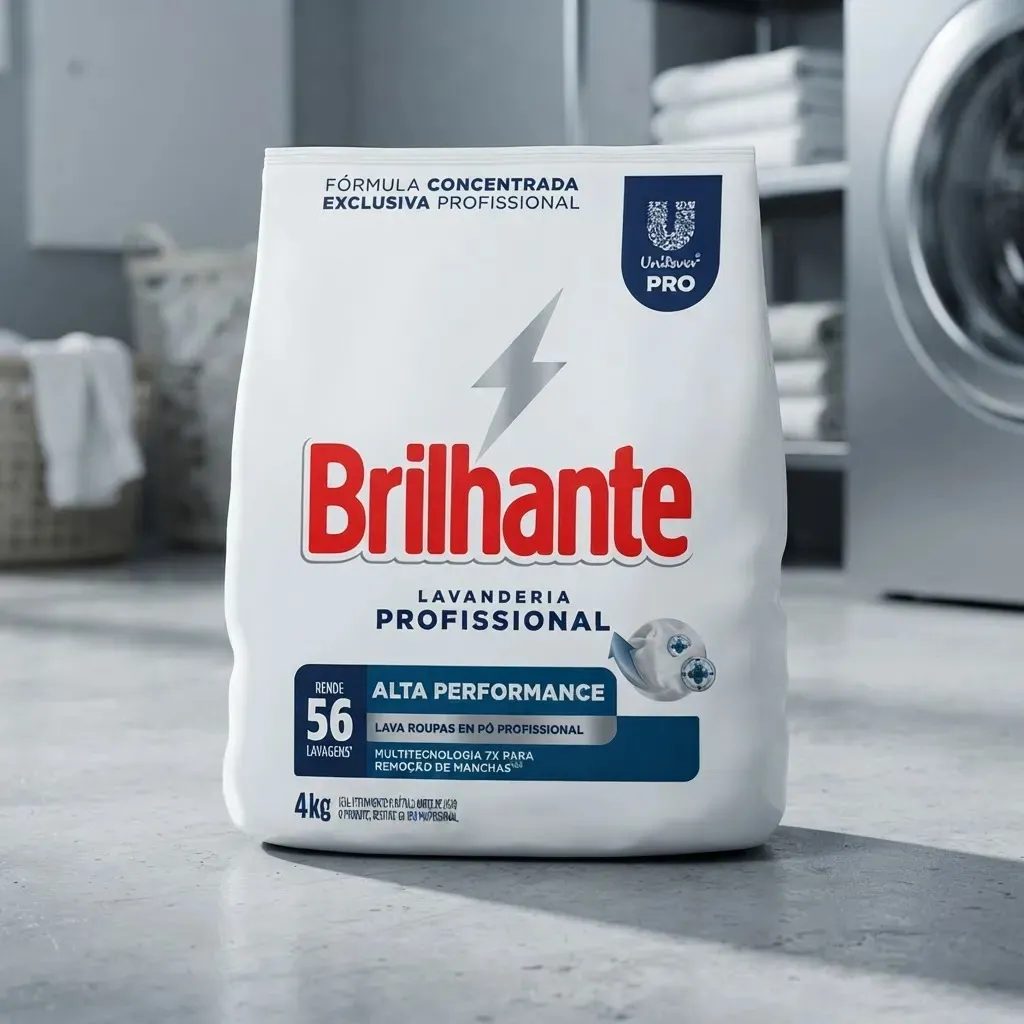 Brilhante Sabão em Pó Lavanderia