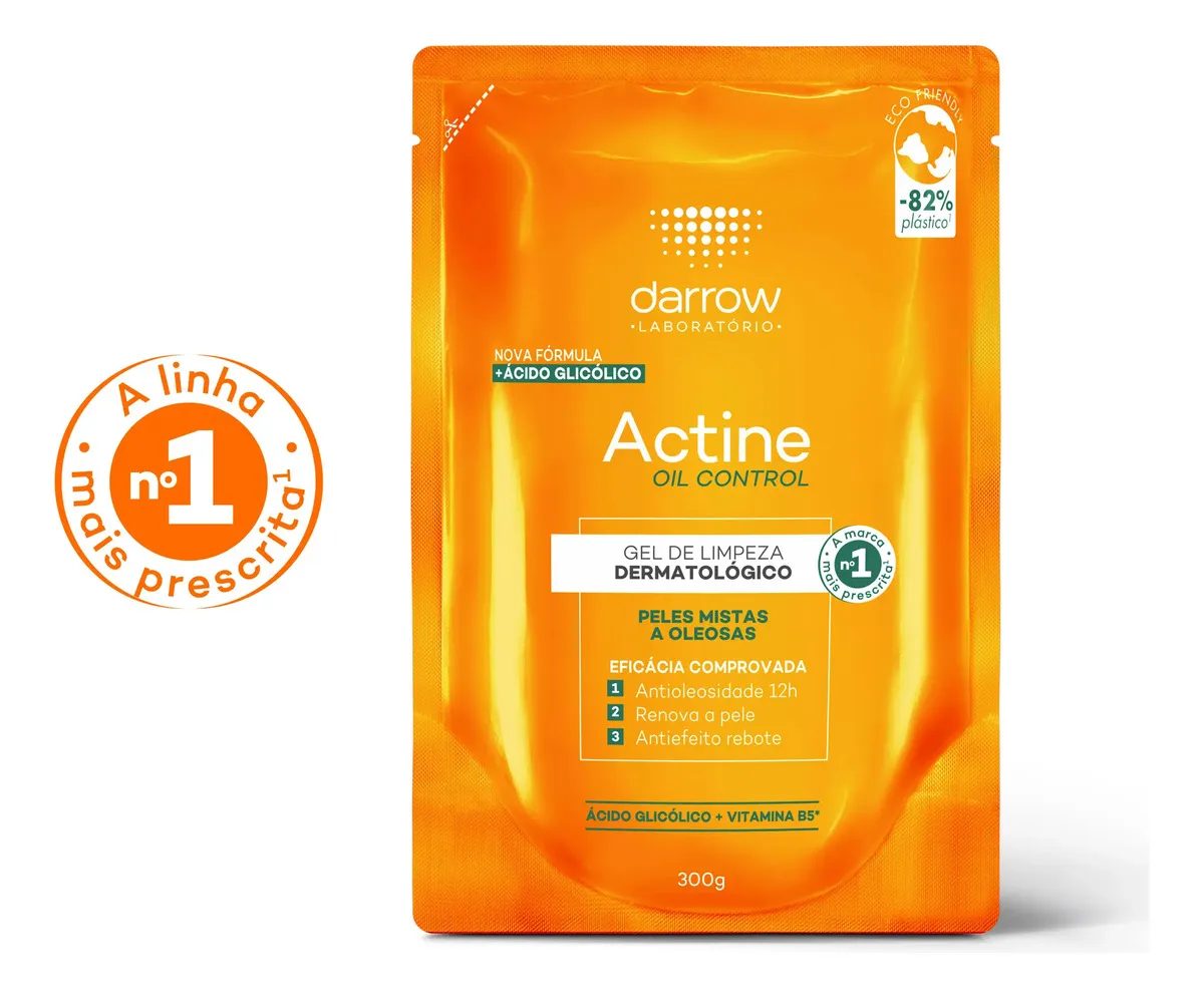 Darrow Actine Gel de Limpeza 300g refil