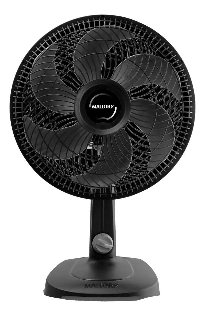 Mallory Ventilador Turbo 6 Pás 30cm Material Plástico Compact Preto Diâmetro