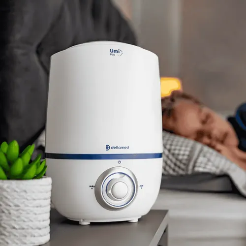 Umidificador De Ar Ultrassônico Umi Pop Health 2,3l Dellamed Cor Branco Bivolt