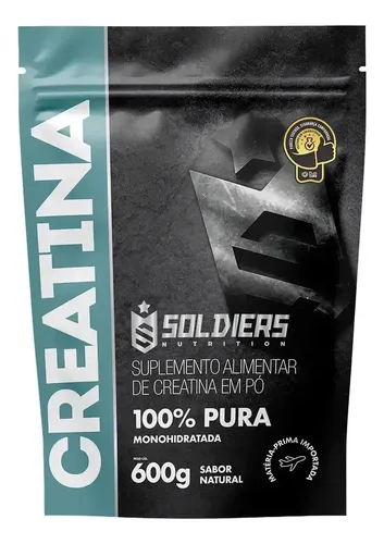 Creatina 600g Suplemento Monohidratada em pó 100% Pura