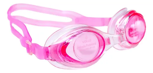 Óculos De Natação Piscina Essential Rosa Ajustável Vollo