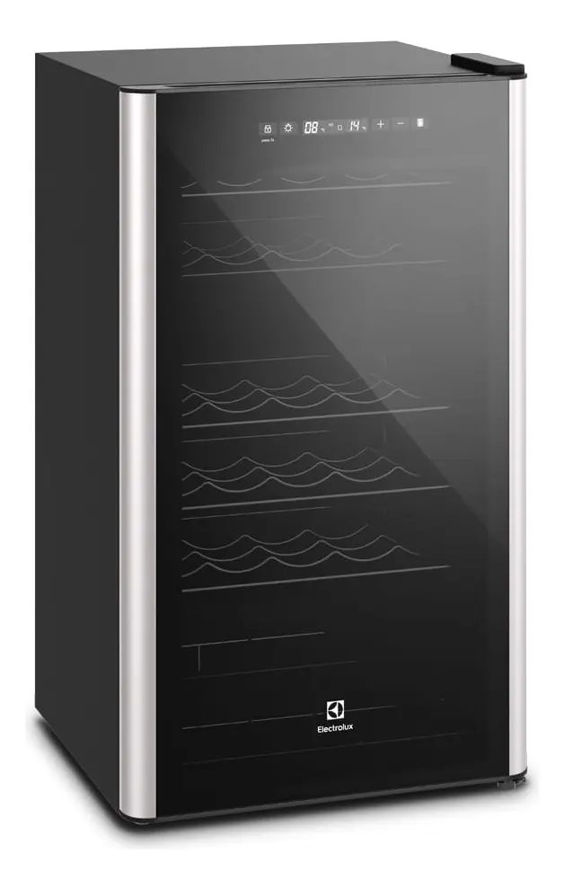 Adega Electrolux Preta 29 Garrafas com Duas Zonas de Temperatura e Painel Digital WDF29