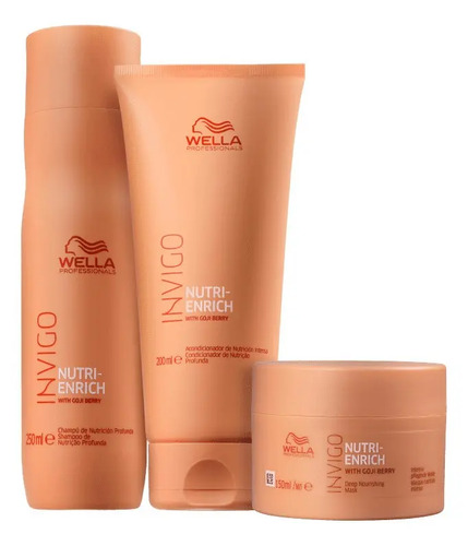Kit Wella Professionals Invigo Nutri-enrich Trio Pequeno