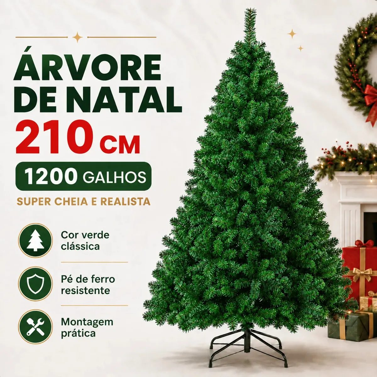 Árvore de Natal Pinheiro Canadense Atelier