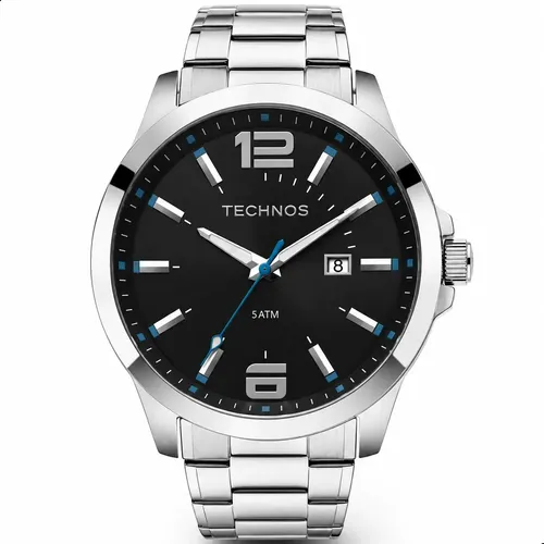✅ Relógio Technos Masculino Aço 2115GU/1A