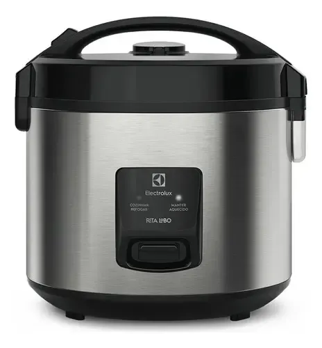 Panela de Arroz Elétrica Electrolux por Rita Lobo 3,5L Inox Efficient 2 em 1 ERC20