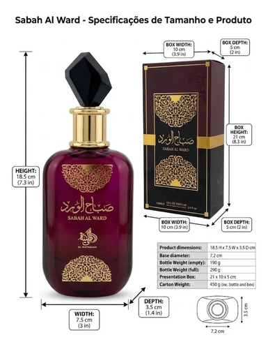 Al Wataniah Sabah Al Ward EDP 100ml