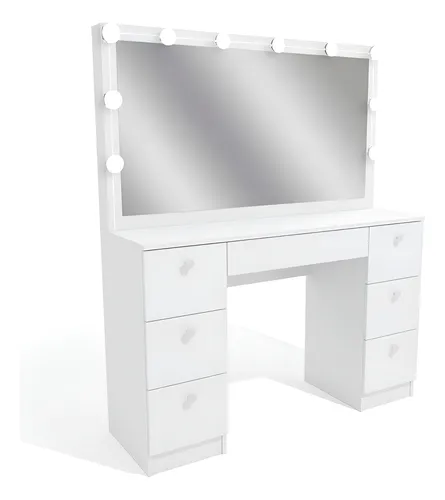Penteadeira Ditália Pe80 com Kit Luz Branco