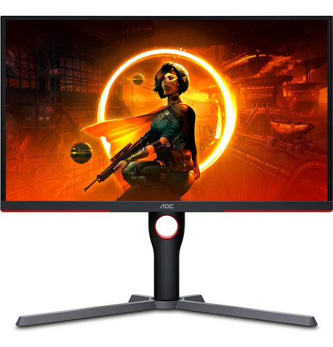 🔥Monitor Gamer Destiny 25g3zm 25 240hz Cinza Aoc 100/240v Preta/vermelho