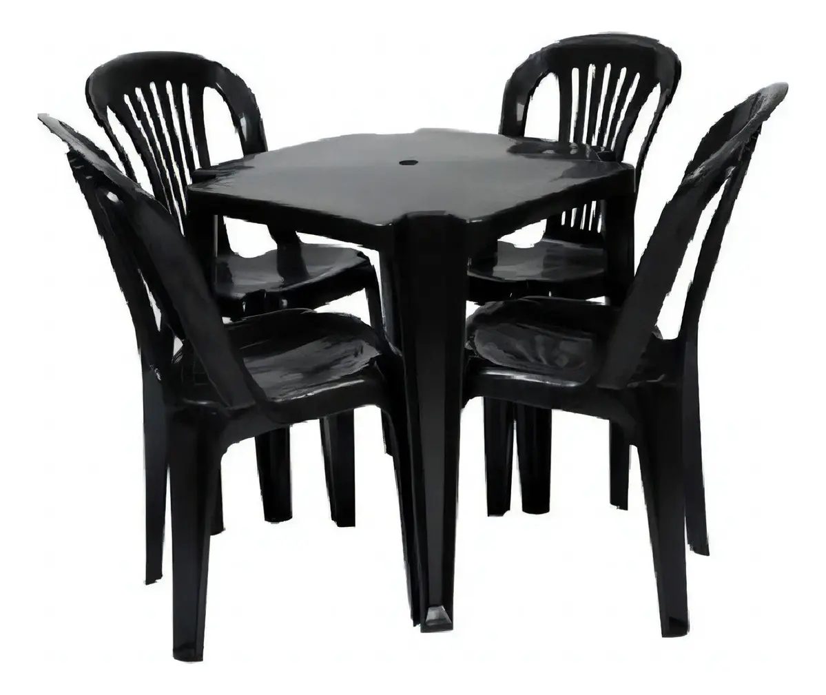 JR GOLD Kit Mesa Bistrô 4 Cadeiras
