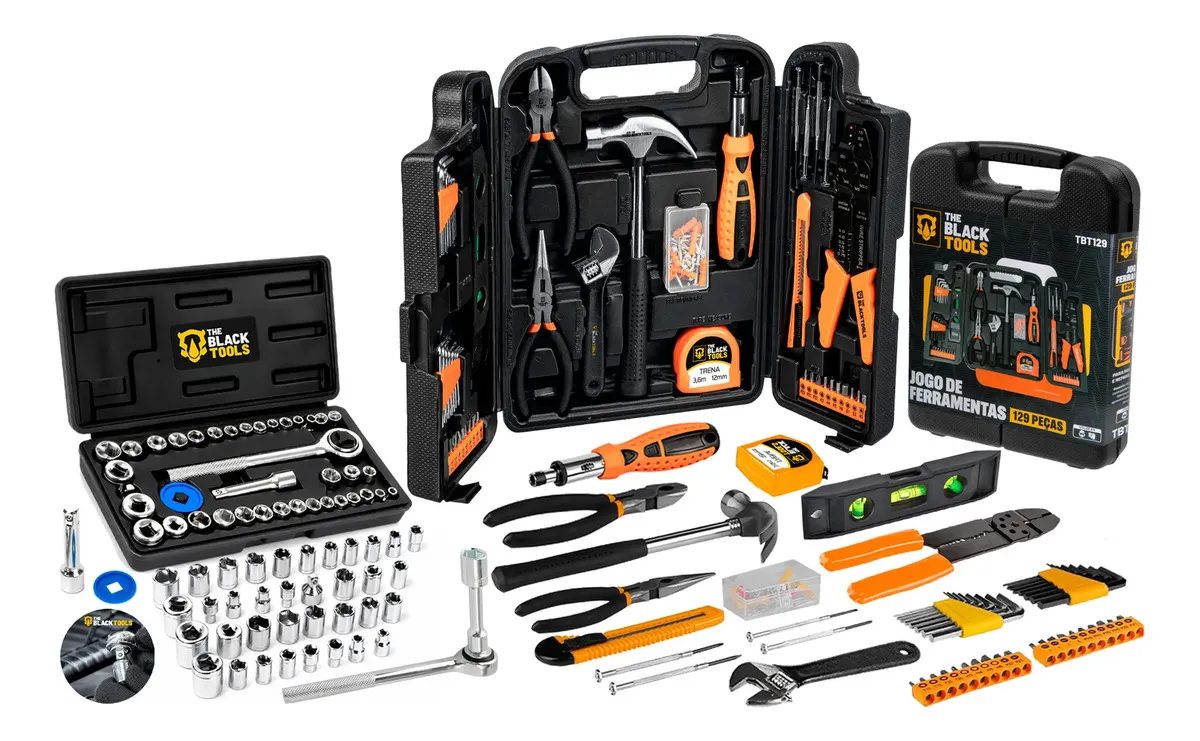 Kit Ferramentas The Black Tools TBT12940K