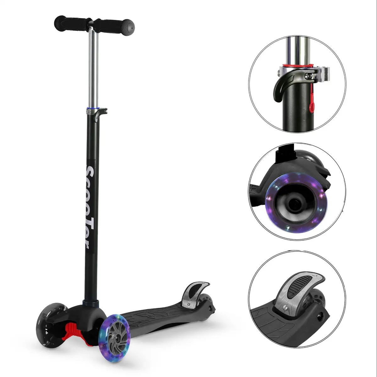 Patinete Infantil AMG Ajustável LED