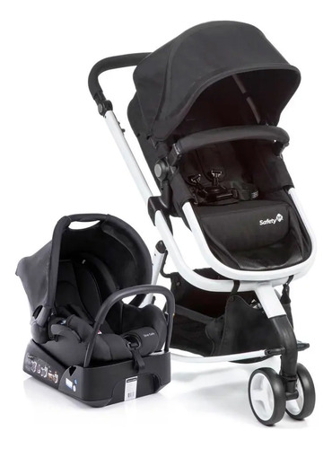 Travel System Safety 1st, Mobi Trio, 0 a 15kg, Black & White