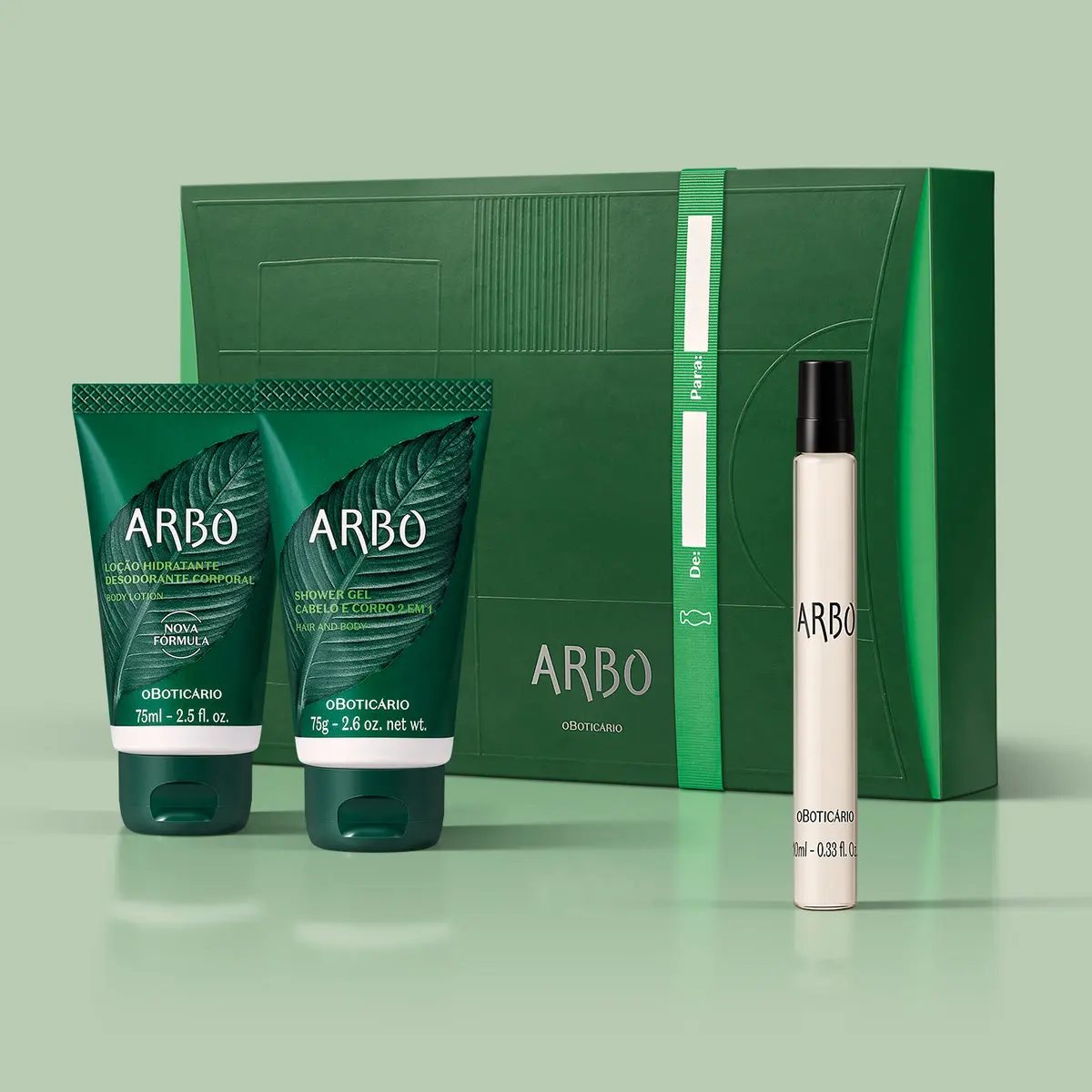 Kit Presente Arbo Masculino Boticário (3 Itens)