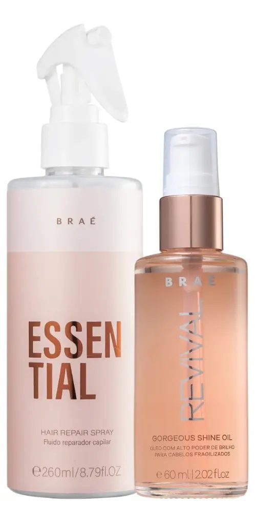 Braé Essential Kit Fluido 260ml + Óleo Revival 60ml