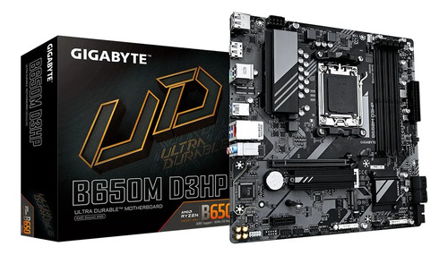 🔥Placa Mãe Gigabyte Amd Am5 B650m Ultra D3hp 4xddr5 Matx Preto