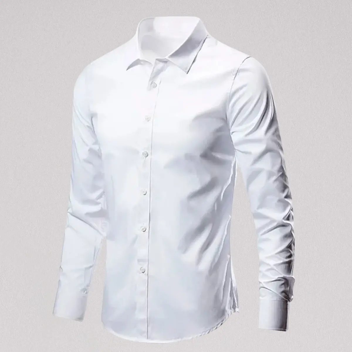 Camisa Social Manga Longa Slim Fit Masculina Clássica