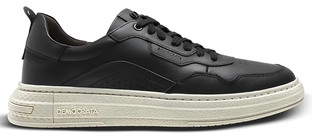 Tênis Couro Democrata Denim Jake
