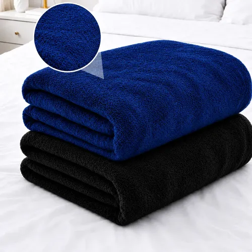 ✅ Kit 2 Mantas Casal Microfibra Soft