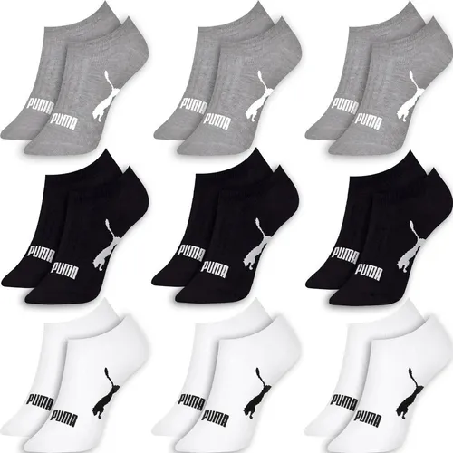 Kit 9 Pares Meias Puma Sapatilha Cano Baixo Original Algodão