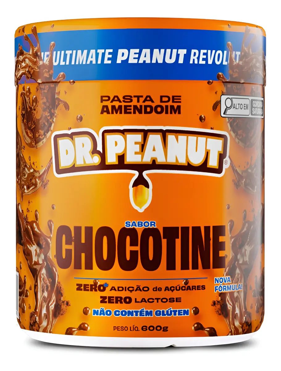 Pasta de Amendoim com Whey Protein Chocotine 600g Dr Peanut