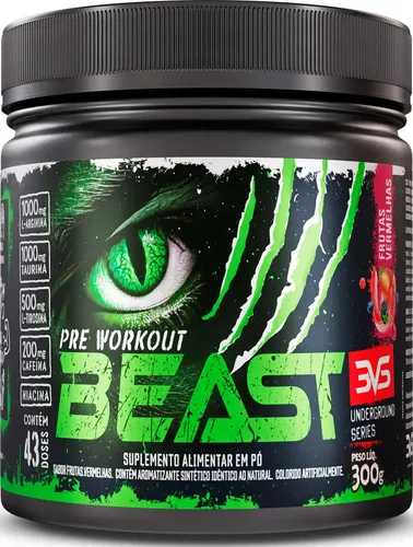 Pré-treino Beast 3VS 300g - Ultra Concentrado