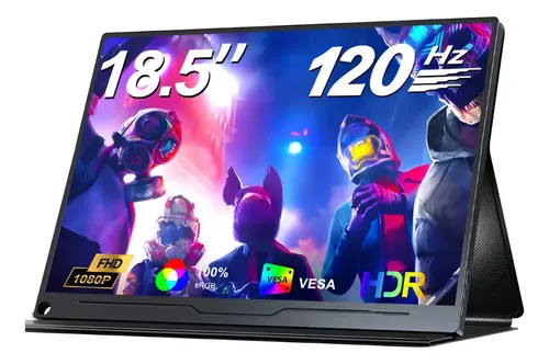 Monitor Portatil Uperfect 18,5 Polegadas Ultra-slim Ips Hdr Full Hd 120hz