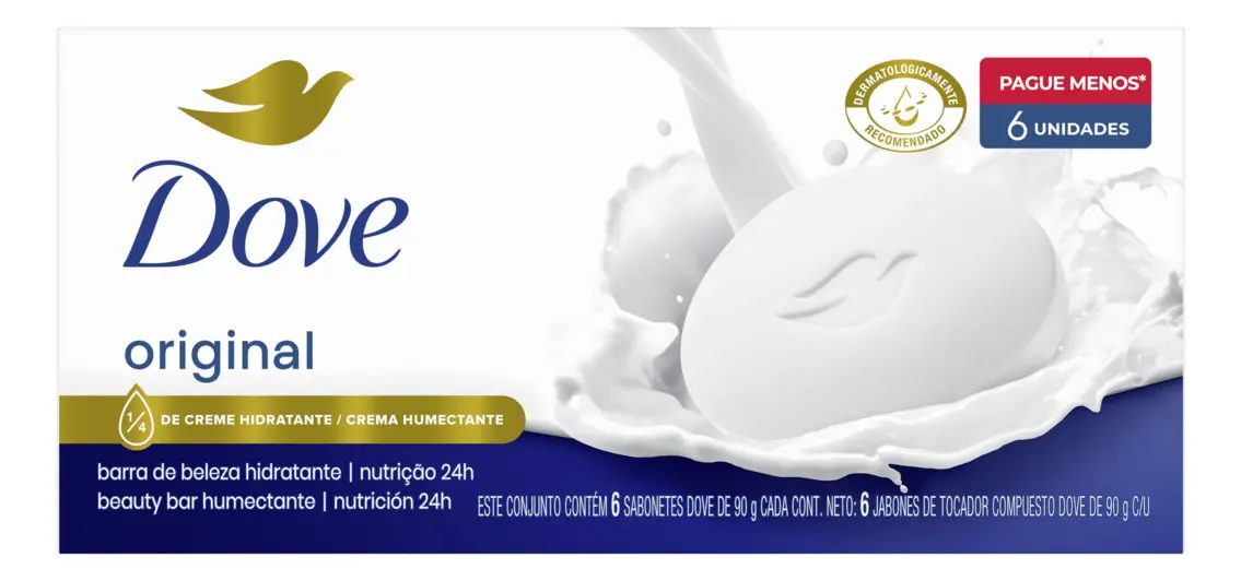 Sabonete Dove Original 6 Unidades